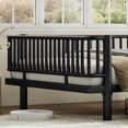 thumbnail image 5 of Queen Size Platform Bed with Storage Drawers, Metal Daybed Frame with Round-Pipe Design, Low Profile Bed No Box Spring Needed for Bedroom, Black, 5 of 9