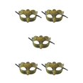 thumbnail image 1 of Qarigey Antiguo decorativo ocultar baile patrones accesorios fiesta rendimiento decoración cubierta Halloween antiguo dorado oro antiguo 5piezas Qarigey CBP252042, 1 of 5