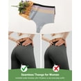 thumbnail image 6 of OEIOEI Seamless Thongs for Women High Waisted Ladies Underwear No Show Panties 5 Pack(L,Basic), 6 of 10