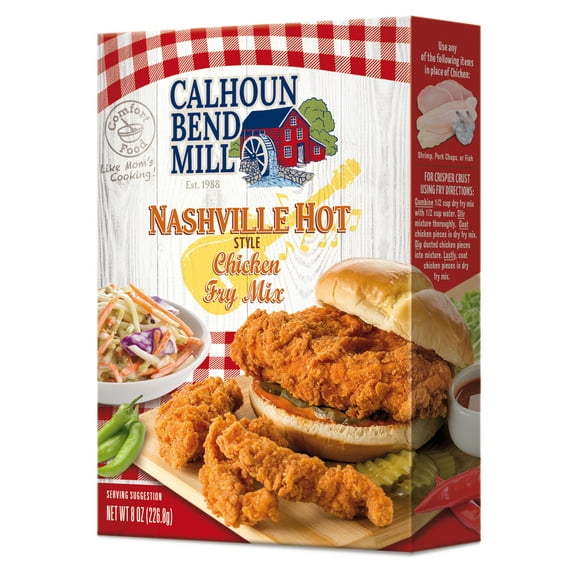 Calhoun Bend Mill Nashville Hot Chicken Fry Mix, 8oz