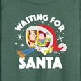 thumbnail image 3 of Toy Story - Waiting For Santa - Women's Lightweight French Terry Long Sleeve Shirt, 3 of 5