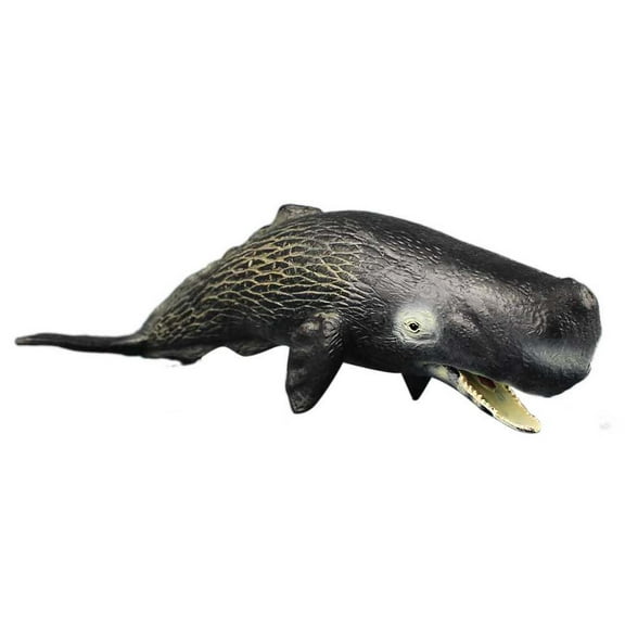 UPOUART Simulation Sea Animal Black Whale Model Durable Plastic Ocean Figure
