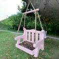 Bench Shaped Bird Feeder Multipurpose Pet Supplies Hanging Bird Swing