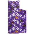 thumbnail image 2 of Halloween Cute Ghosts and Skeletons Toddler Nap Mats for Kids Preschool,59"x22" Sleeping Mat Bag or Kids,Toddler Sleeping Bag,Toddler Nap Mat or Daycare, 2 of 6