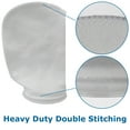 thumbnail image 3 of Aquarium Filter Sock 200 Micron 4 inch ring by 8 inch long  - pack of  8, 3 of 7