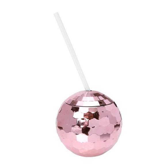 Copas de bola de discoteca ABS Matsuzay Vaso de cóctel espumoso Oro rosa