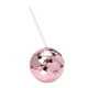 thumbnail image 1 of Toystoory Copa de cóctel espumoso única de bola de discoteca con espiral antideslizante de boca sellada y de copa Cocina y Comedor Oro rosa, 1 of 6