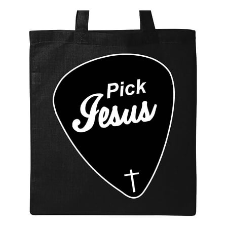 Pick Jesus Christian Tote Bag Black One Size