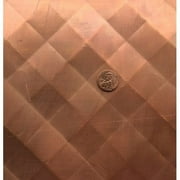 Quilted Texture Copper Sheet 30"x108" - 16oz - 0.022" Thickness - 24ga - Free 48 State Shipping