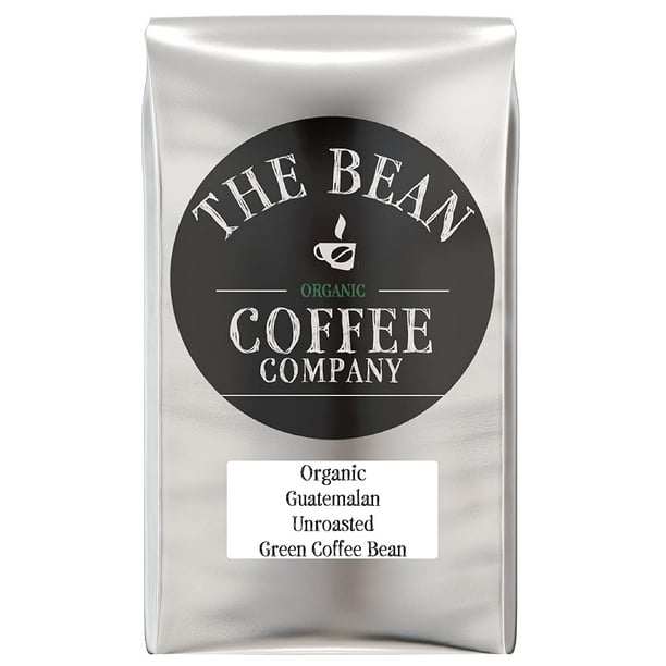 The Bean Coffee Company Organic Unroasted Green Coffee Beans, Guatemalan, 16Ounce