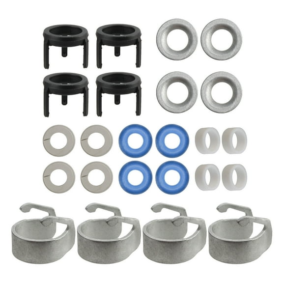 4x OE 06H998907A Fuel Injector O-ring Seals Repair Kit for Volkswagen, Audi Easy to Install Fuel System Efficiency