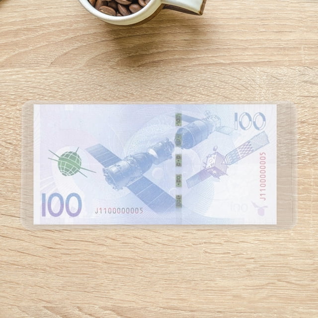Raindrops 12Pcs Transparent Banknote Pouch PVC Sleeves for Protecting and Displaying Paper Money