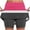 Hot Pink, variant on Feancey Women's Plus Size Skorts with Pockets Colorblock Casual High Waisted Tennis Skirts Milk Silk Soft Tummy Control Golf Skirt Hot Pink 4XL