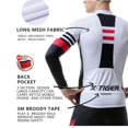 thumbnail image 5 of X-TIGER - Maillot de ciclismo de manga larga de alta calidad para ciclismo de montaña, ropa deportiva para ciclismo de montaña, camiseta de ciclismo con cremallera completa, 5 of 5