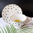 thumbnail image 4 of 1 Set Delicate Coffee Cup Saucer Set Ceramic Coffee Cup European Style Mug, 4 of 8