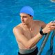 thumbnail image 2 of Gorro de natación transpirable y cómodo con revestimiento de PU. Productos de natación. Gorro de natación extragrande para adultos, hombres y mujeres., 2 of 4