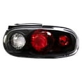 thumbnail image 2 of TRQ Performance Tail Light Clear Lens Black Housing Pair for Mazda Miata New LTA71060, 2 of 4