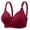 Red, variant on ZKCCNUK Plus Size Bras for Women Printing Gathered Together Large Size Daily Bra Underwear No Rims Everyday Bras Size XS-4XL