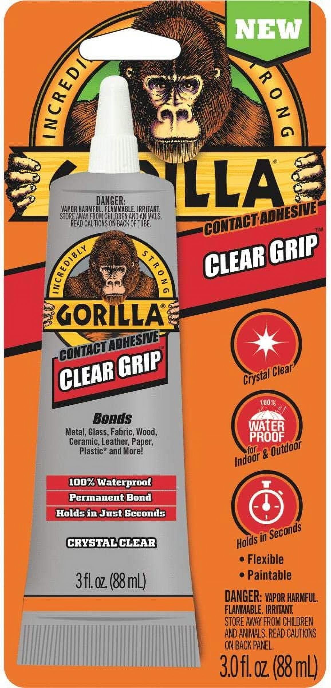 Gorilla 3 oz. Clear Grip Tube (5-Pack)