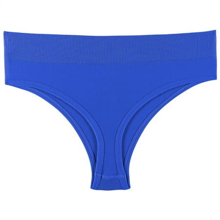 Sawvnm Women s Solid Color Underwear Sexy Underwear Bikini Panties Comfy Yoga Panties Christmas Clearance