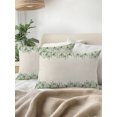 thumbnail image 3 of Outdoor Pillows Waterproof, Eucalyptus Leaves Bedding Throw Pillows with Insert for Couch Sofa Bed, Lily Flowers Country Plants Vintage Beige 12x20 Inch Pillowcases Decorative Patio Pillow Set of 1, 3 of 8