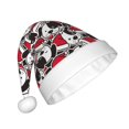 thumbnail image 2 of Haiem Cute Dog Pattern Santa Hat Confortable Velvet Christmas Hat for Christmas Party Favors Fit for Adults Men Women, 2 of 6