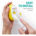 thumbnail image 3 of General Heavy Duty Dish Wand Refills Kit with Handle, 6 Non Scratch Dishwand Refill Pack, Replacement Sponge Heads Set, Soap Control Dispenser Leak-Free Scrub for Cleaning Dishes Sink Washing Tool, 3 of 12