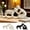 2Pcs Pet Lover Decor Under $5 a1, variant on Usloyux Dog Figurines Decor, 3D Printed Dog Statues Memorial Gifts, Pet Lover Home Decor For Living Room Bedroom Office Shelf Display, Dog Themed Collectible Decorations
