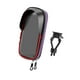 thumbnail image 4 of Soporte para teléfono de bicicleta con visera solar ajustable 360 degree, resistente al agua, para montar al aire libre Rojo, 4 of 9