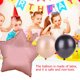 thumbnail image 4 of Juego de globos de látex con forma de estrella y redonda, decoración para compromiso de cumpleaños (estrella dorada rosa), 4 of 8