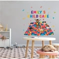 thumbnail image 2 of DAYCARE - Removable Pool Of Multicolored Balls And Children Decor Customized Name Lettering Art Design Vinyl Wall Decal Sticker - Kids Playroom Daycare Adhesive Cartoon Art Wall Decoration 11" x 10", 2 of 3