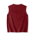 thumbnail image 2 of Cmfcve Men's Oversized Sleeveless Tank Top Crew Neck Casual Muscle Shirt for Big & Tall Soild Basic Dry Fit Activewear for Gym Workout Training Running, 2 of 5