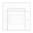 thumbnail image 2 of Portable Door Cage Iron Panel Expandable Rabbit Small Animals White Dense Grid, 2 of 8