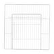 thumbnail image 2 of Puerta de corral para mascotas, jaula de metal, panel expandible de alambre, suministros de alambre, cerca Cuadrícula densa blanca, 2 of 5