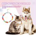 thumbnail image 2 of Dog Necklace Collar Pet Jewelry Dog Collar Cute Cat Necklace Jewelry For Small Dogs And Puppies Girl Dog Accessories For Wedding And Party, 2 of 4