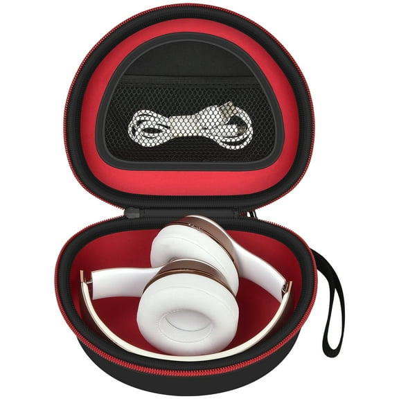 Bluetooth Headphone Case for Glynzak/for Beats Studio Pro/for Beats Studio3 On-Ear Headphones, Foldable Wireless Headset - Black (Extra Large)