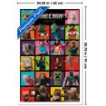 thumbnail image 3 of A Minecraft Movie - Grid Wall Poster, 22.375" x 34" Framed, 3 of 5