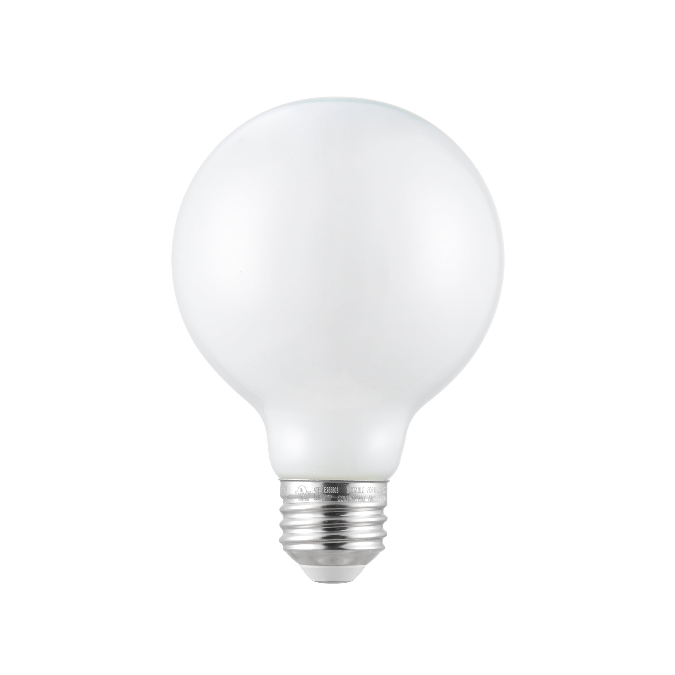 Great Value LED Bulb, 5.5-Watt (60W Equivalent) Day Light G25 Dimmable Deco Bulbs E26 Base, 12PK