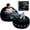 Blue GTw/Ottoman, variant on Inflatable Gaming Chair for Kids & Teens with Cup Holders and Side Pocket - This Air Gaming Bean Bag Chairs for kids is The Perfect Furniture for Gamer Room Decor - Perfect Gaming Stuff for boys 4-12