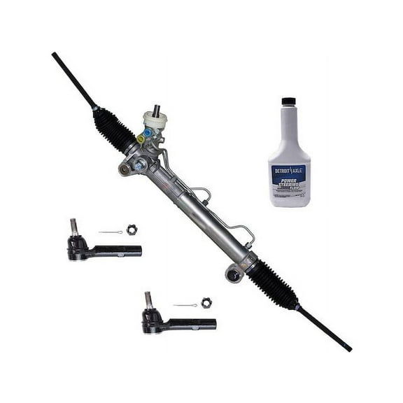 Front Steering Rack and Tie Rod End Kit - Compatible with 2007 - 2016 GMC Acadia 2008 2009 2010 2011 2012 2013 2014 2015