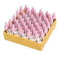 thumbnail image 1 of Tool Accessories, Aluminum Oxide 50 Pcs  Corundum Ceramic Triangular Cone High Hardness Grinding Bits  For Trimming For Polishing For Sanding, 1 of 8
