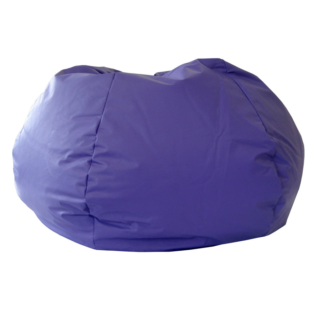 Gold Medal Extra Large 140" Purple Faux Leather Bean Bag
