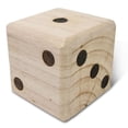 thumbnail image 3 of Open Box Yard Games Giant 3.5 Inch Wooden Dice Set with Scorecards & Case, 3 of 11