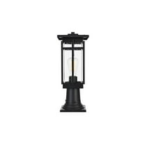 Elegant Lighting Livingston 7 inch Outdoor Pendant in Black