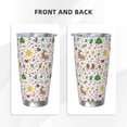 thumbnail image 3 of Logiee Winter Christmas And New Year Deer Print 20OZ Car Cup with Lid, Stainless Steel Vacuum Insulated Double Wall Travel Tumbler, Durable Insulated Coffee Mug,Thermal Cup with Straw-Without Straw, 3 of 8