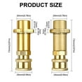 thumbnail image 5 of High Pressure Washer Adapter Brass 1/4Inch Connector Quick Insert for K2,K3K4K5K6K7 Pressure Washer Foams Nozzle, 5 of 10