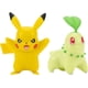 thumbnail image 1 of Pack doble de figuras de batalla Pokémon Chikorita y Pikachu Pokémon Pokemon, 1 of 2