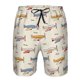 thumbnail image 3 of Fotbe Striped Vintage Planes Trajes de Baño Estampados para Hombre, Shorts de Verano de Secado Rápido, Ropa de Playa, Bañadores-Small, 3 of 6