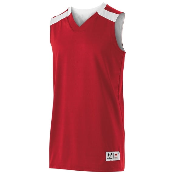 HighFive 332430 Switch Up Reversible Jersey, Scarlet/White, S