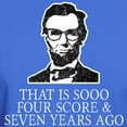 thumbnail image 3 of CafePress - Hipster Lincoln T Shirt - Men's Classic Graphic Cotton T-Shirt, 3 of 4